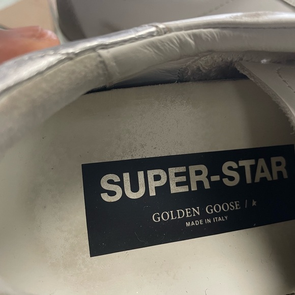 Golden Goose Deluxe Brand Women's Superstar Sneaker White Grey 39 Low Pre Owned - Picture 7 of 16